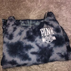 Vs pink off the shoulder sweater